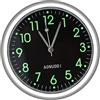 Artibetter Mini orologio da auto, al quarzo, luminoso, per cruscotto, autoadesivo, con funzione luce notturna, lettura dell'ora al buio, 1 pezzo