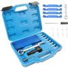 PLAYOCCAR qpkung Set di strumenti di regolazione del motore, compatibili con Mercedes Benz M133 M152 M157 M270 M276 M278, albero a camme Timing Alignment Tools Set con T100 e strumento di estrazione