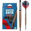 GOAT - Quarterback V1 95% Freccette Punta Acciaio 25 G, Include 3 Barrels, 3 Flights e 3 Aste