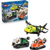 LEGO City 3 in 1 Remix Aereo, Camion di Servizio e Hovercraft,60505