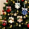 chenxichuzhao 6 pezzi Campane di Natale in di Lana Campanelli Eolici Natalizi Ciondolo Decorazione natalizia Charms di Natale Decorazione natalizia