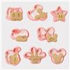 ZOOMPIL Stampi Biscotti Topolino, Mouse Cookie Cutter Set, Accessori da Cucina, 3D Tagliabiscotti, Stampi per Biscotti per Bambini, per Fondente, Cookie, Torta Decorazioni, 8 Pezzi