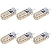 EBTOOLS 6pcs da 12 V Lampadine a LED, Base G4 3W, Luce Bianca Calda, Installazione Facile, per un Ambiente Paesaggistico e Casa (Bianco caldo)