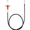 JJC TCR-70R Cavo di Scatto Remoto con Blocco Meccanico per Fujifilm Leica Canon Nikon Sony Fotocamere con Otturatore Filetto Femmina (Rosso)
