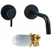 Paffoni Miscelatore ad incasso per lavabo Paffoni Light nero opaco LIG006NO70