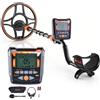 VEVOR Metal Detector per Metalli con Display LCD, Bobina di Ricerca Impermeabile IP68 Profondità di Rilevamento 304,8 mm Frequenza Operativa 5,8 kHz, Kit Rilevatore d'Oro Metalli Bosco Spiaggia