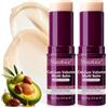 WINE LIP TINT Calcio Multi Balm - Anti-invecchiamento e rassodante Skincare Stick con collagene e calcio, contro occhiaie e rughe, umidità intensa per viso, occhi e collo, siero solido portatile da 9 g (2 pezzi)