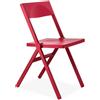 Alessi ASPN3027 Piana Sedia pieghevole Rosso