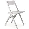 Alessi ASPN9001 Piana Sedia pieghevole Bianco