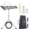 VEVOR Kit Campana Xilofono Glockenspiel 30 Note Mazze Supporto Pad Esercitarsi