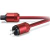 oyaide Cavo di alimentazione OYAIDE VONDITA-X 1,8 m / 5,9 piedi 102 SSC Red JP