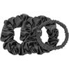 Dore & Rose Scrunchie 1 cm, 2 cm & 3 cm Set Charcoal Set per l'hair styling 1 pz.