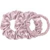 Dore & Rose Scrunchie 1 cm, 2 cm & 3 cm Set Pink Set per l'hair styling 1 pz.