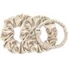 Dore & Rose Scrunchie 1 cm, 2 cm & 3 cm Set Champagne Set per l'hair styling 1 pz.