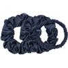 Dore & Rose Scrunchie 1 cm, 2 cm & 3 cm Set Dark Blue Set per l'hair styling 1 pz.