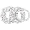 Dore & Rose Scrunchie 1 cm, 2 cm & 3 cm Set White Set per l'hair styling 1 pz.