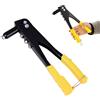 Helweet Rivettatrice Manuale, Pistola Rivettatrice, Utensili per Rivetti, Rivettatrice per Mobili, Adatto per Rivettatura in Edilizia, Automobili, Navi, con 4 Ugelli Guida(2,4 mm/3,2 mm/4,0 mm/4,8 mm)