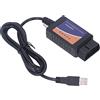Qiilu Strumento Diagnostico per Auto, per ELM327 PIC18F25K80 FTDI con Supporto CD Protocollo OBD2 per Focus