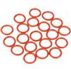 Akozon 20 pezzi di anelli in silicone per smorzatori per tubi di ricambio per 12AX7 12AU7 12AT7 12BH7 EL84