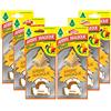 Arbre Magique Mono, Profumatore Auto, Fragranza Cocco, Profumazione Esotica e Fruttata, Durata fino a 7 Settimane, Made in Italy, Confezione da 6 Pezzi