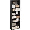 Furinno Basic Libreria Aperta a 8 Ripiani, Libreria, Organizer Portaoggetti, 23 x 60 x 180 cm, Espresso