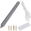 Yosoo Health Gear Penna per Goffratura a Caldo, Penna a Caldo USB con 4 Punte per Penna Riscaldante, Penna da Disegno per Goffratura per la Creazione di Cartoline, Scrapbooking Artigianale