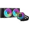 DEEPCOOL Dissipatore a Liquido DeepCool LE240 V2 - 2 ventole Hydro Bearing ARGB 120mm, Nero