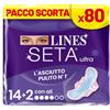 Lines Seta ASSORBENTI GIORNO LINES SETA ULTRA CON ALI - INCASTRO PERFETTO - PACCO SCORTA 80 PEZZI