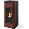 Edilkamin Stufa a pellet Edilkamin Tera H 25 Evo 25 kW WiFi Idro Bordeaux 814570_1139220