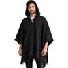 Gamboa Poncho Uomo Cappotto Giacca Leggero Poncho Coperta Inverno Nero