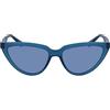Calvin Klein Jeans CKJ23658S 460 Avio Sunglasses Woman Iniettato, Cat Eye, 56