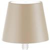 Zafferano, Lampada Poldina Stopper, Lampada per Bottiglia Ricaricabile e Senza Fili con Controllo Touch, Adatta per Salotto ed Esterni, Dimmer, 2200-3000 K, Altezza 11 cm, Colore Sabbia