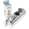tecuro Supporto doccia scorrevole per asta da parete, 20 mm, cromato