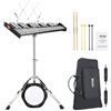 VEVOR Kit Campana Xilofono Glockenspiel a 30 Note, Strumento a Percussione Professionale con Mazze, Bacchette, Leggio, Pad 203 mm, Supporto Regolabile e Borsa per il Trasporto per Studenti e Adulti