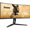 IIYAMA Monitor iiyama G-MASTER GCB3486WQSCP-B1 34" 3440 x 1440 Pixel UltraWide Quad HD Nero