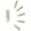 ZHIYUE Lampadine LED G4 7W AC 220-240V Bianco caldo 3000k 700LM Non Dimmerabili Sostituisci Lampadina,Bi-Pin G4 Base Tipo JC Lampadari Soggiorno, Lampade Da Parete (6 Pezzi)
