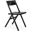 Alessi ASPN9001 Piana Sedia pieghevole Nero