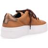 FAIRE Sneaker in pelle con inserto laminato suola 4,5cm