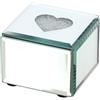 HERVIT Cofanetto 7x7 Cm Cuore Specchio