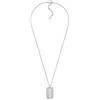 Fossil Men's Stainless steel with lobster clasp closure Dog tag necklace
