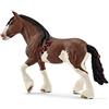 SCHLEICH 13809 Cavallo Clydesdale, da 3 anni, FARM WORLD - Figura, 5 x 16 x 12 cm