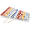 Woet® Chitarra Giocattolo Naturale in Legno per Bambini - 6 Corde in Nylon con Tracolla e Corda di Ricambio - Con Libretto delle Canzoni - Gioco Musicale Educativo - A Partire da 3 Anni