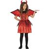 Fiestas GUiRCA Costume da Diavola con Ali per Bambina