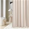 ROOM99 Tenda con nastro arricciato, Aura, 180 x 280 cm, larghezza x altezza, moderna, Curtain per soggiorno, camera da letto, crema chiara, 1 pezzo