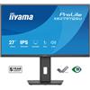 iiyama ProLite XB2797QSU-B1 Monitor IPS QHD da 27 con cornici sottili su tutti e quattro i lati, supporto ergonomico e certificazione EPEAT Silver.