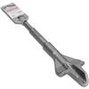 WERHE® Scalpello volante SDS PLUS 60 x 250 mm - scalpello per trapano a percussione - sgorbia per scalpellare in mattoni e calcestruzzo