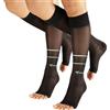 CALZITALY 2 Paia Gambaletti Punta Aperta Compressione Graduata Forte 1