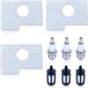 Gubeter Air Fuel Filter Candela Tune Up Kit, Per Stihl Ms180 Ms170 018 017 Motosega, 1130 124 0800