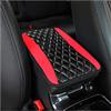 CGEAMDY Cuscino per bracciolo auto in pelle, cuscino impermeabile per bracciolo sedile, accessori per auto confortevoli per la maggior parte delle auto, furgoni e SUV (Rosso)