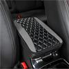 CGEAMDY Cuscino per bracciolo auto in pelle, cuscino impermeabile per bracciolo sedile, accessori per auto confortevoli per la maggior parte delle auto, furgoni e SUV (Grigio)